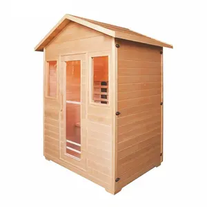 <span class=keywords><strong>Sauna</strong></span> <span class=keywords><strong>infrarouge</strong></span> extérieur pour deux personnes avec housse de pluie - Product Image 2
