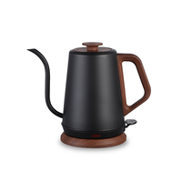 Bouilloire à café électrique 1L en gros. Doublure intérieure sans couture intégrée personnalisée en usine