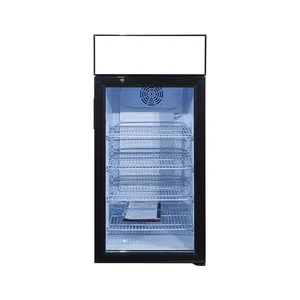 음료 또는 초콜릿 쇼케이스용 Meisda SC106B 80L 단일 온도 직립 디스플레이 냉장고
