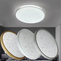 changement de couleur gris intérieur décoration de la maison salon chambre LED plafonnier 24W 36W lumière pour plafonnier