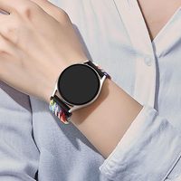 Nouveau Bracelet de montre en nylon tricoté élastique de sport à boucle pour Apple Watch Series 2-10 9 8 7 6 5 40/41/42/46/49MM Tailles Respirant