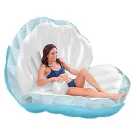 inflatable shell float with pearl, inflatable shell float with
