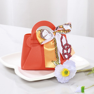 กระเป๋าถือหนัง PU ขนาดเล็ก 12*13*6 ซม. แบบพับได้ สำหรับใส่เครื่องสำอาง ของชำร่วยงานแต่งงาน ของขวัญปีใหม่จีน <span class=keywords><strong>วัน</strong></span>วาเลนไทน์ - Product Image 5