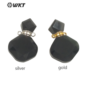 WT-P1723 Best Fashion Mystery intagliato a mano ciondolo in ossidiana nera naturale pietra preziosa allentata calda per regalo e festa così meravigliosa - Product Image 2