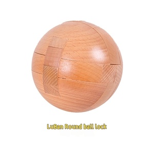 Puzzle <span class=keywords><strong>en</strong></span> <span class=keywords><strong>bois</strong></span> Luban Lock, <span class=keywords><strong>casse</strong></span>-tête classique <span class=keywords><strong>chinois</strong></span>, jouet éducatif STEM pour enfants et adultes - Product Image 1