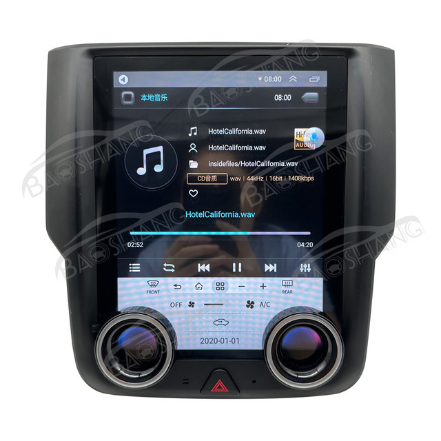 For Dodge Ram 2013-2018 Car Android 13 GPS Touch Screen Built-in DSP Wireless Carplay Car Multimedia Player Stereo Head Unit