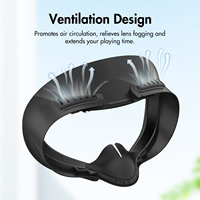 2024 VR Facial Interface Remplacé Face Cover Set Pour Meta Quest 3S 3 in1 VR Accessoires