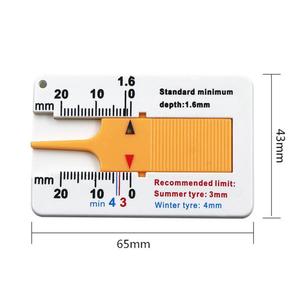 Jauge de profondeur de bande de roulement <span class=keywords><strong>SR72</strong></span> 0-20 mm, outil de mesure en plastique pour roues de moto/camion, ajustement universel - Product Image 6