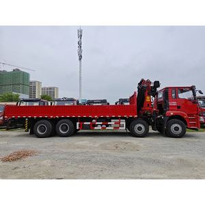 Camión Grúa Plegable Shacman Delong de 16 Toneladas 8x4, Vehículo Multifuncional para Elevación y Transporte - Product Image 5