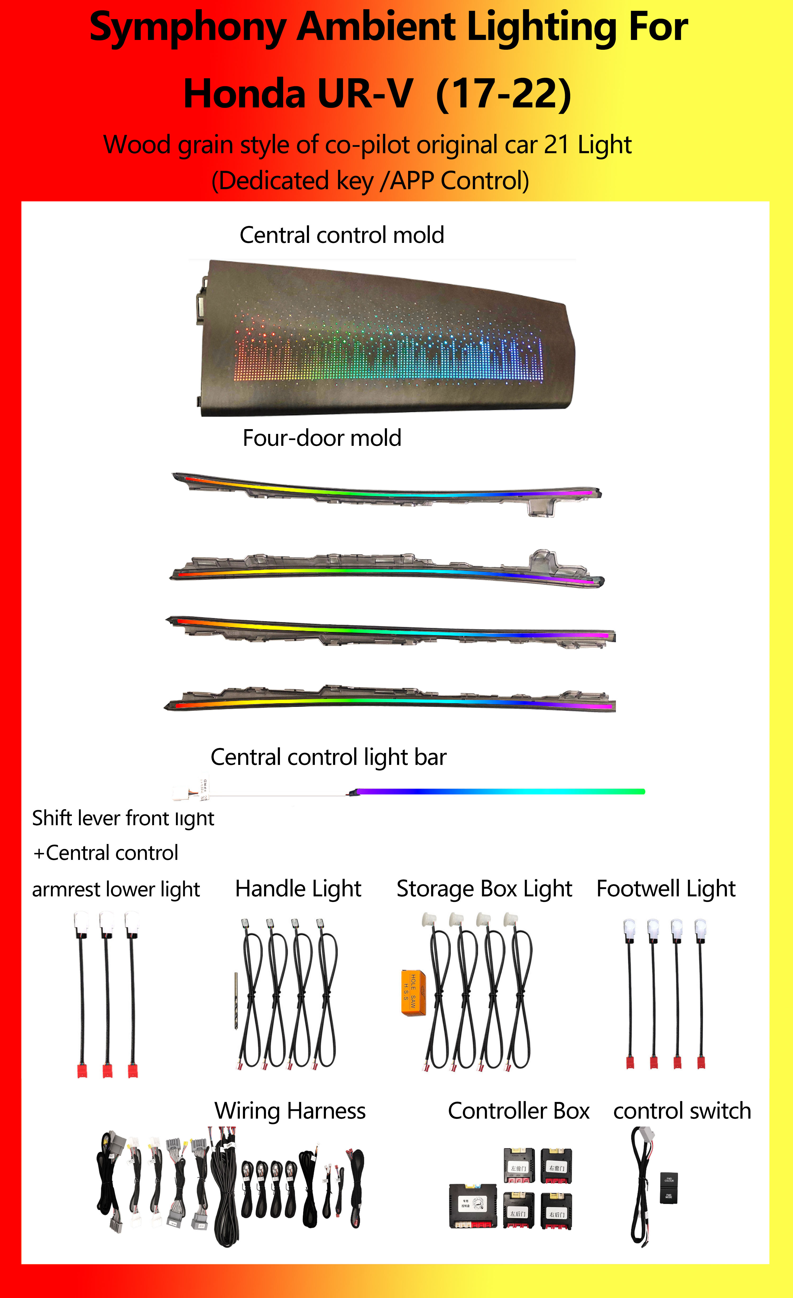 ฮอนด้า UR-V ลายไม้ของนักบินร่วม Symphony 21 Light