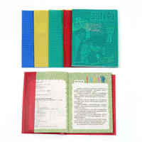 Vente chaude carnet de notes couverture en pvc transparent feuille de plastique a4 couverture de reliure en pvc