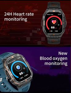 <strong>ERON</strong> Trending HT38 IP68 Waterproof Smartwatch Compass Sleep Monitoring Voice Assistant Physiological Cycle Fashion Smart Watches - Product Image 6