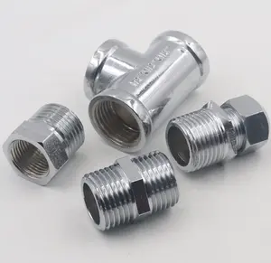 Nickle plated brass forged plumbing pipe fittings system