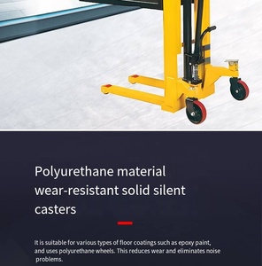 Apilador Manual Eléctrico de Venta Directa de Fábrica, Manipulador de Palés con Altura Máxima de 2000 mm para Supermercados - Product Image 4