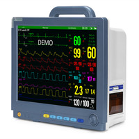 Moniteur vétérinaire VE15 pour instruments chirurgicaux avec écran TFT de 15 pouces, réutilisable pour usage canin