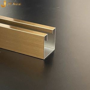 LL420 Modern Stainless Steel U-Shaped Groove Decorative Edging Strip 304 Waterproof Background Wall <b>Ceiling</b> Black Apartment - Product Image 6