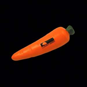 Pelota Antiestrés con Forma de Zanahoria, Pelota Antiestrés Biodegradable de Poliuretano para Personalizar, Pelota Antiestrés con Forma de Zanahoria - Product Image 1