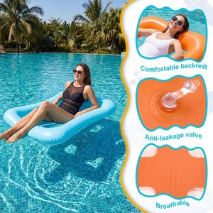แพยางเป่าลมรูปสี่เหลี่ยมผืนผ้า PVC ยี่ห้อ MAKE WAVES กันน้ำได้ สำหรับสระว่ายน้ำ ชายหาด ทะเลสาบ - Product Image 4