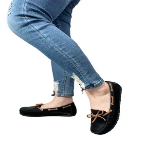 women closed flat shoes ladies pretty flat summer flat strap shoes leather loafer shoes