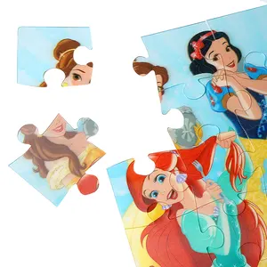 Carte di carta di stampa lenticolare 3D Puzzle cartolina servizio OEM personalizzato regali promozionali