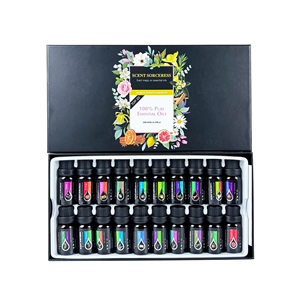 Fabricant OEM/ODM, étiquette privée personnalisée, <span class=keywords><strong>lavande</strong></span> et arbre à thé, coffret cadeau d'huiles essentielles pures de 20 pièces, revitalisant pour la peau, emballage - Product Image 2