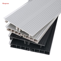 Plinthe en PVC avec panneau imperméable pour armoires de cuisine avec panneau en aluminium, pied en plastique