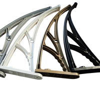 Support de fixation en plastique pour auvent de porte ou de balcon, idéal pour la construction de structures en PC