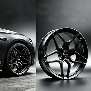 ล้อฟอร์จ 18 19 20 21 22 23 นิ้ว 5x112 5x120 ขอบเว้า สำหรับ BMW G20 Mercedes W205 Audi RS6 Dodge Toyota สีดำ ลาย Y Spoke - Product Image 4