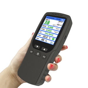 Détecteur de gaz portable 8-en-1 multi-gaz PM2.5/PM1.0/PM10/HCHO/TVOC avec écran OLED et batterie pour la maison, l'hôtel, le garage - Product Image 1