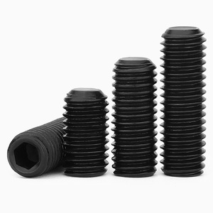 Yajin Flat End Set <b>Screw</b> DIN913 GB77 Grade 12.9 Headless Black Alloy Steel Construction Industry Use - Product Image 4