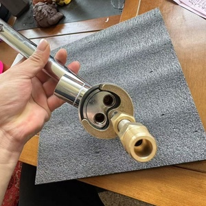 Robinet de cuisine et de salle de bain <span class=keywords><strong>SANIPRO</strong></span> chromé à levier unique rotatif, mitigeur d'évier extractible en SUS304 - Product Image 5