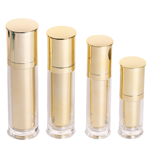 Flacon pompe acrylique 30ml 50ml 80ml 120ml avec impression sérigraphique dorée pour lotion, parfum, huile essentielle - Laura <span class=keywords><strong>Mercier</strong></span> - Product Image 5