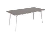 Table à manger et chaise de patio en aluminium Mobilier de jardin Ensemble de salle à manger pour cour