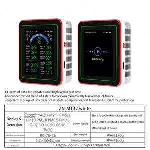 Analyseur d'air innovant MT-32 avec inspection de 13 paramètres, courbe de comparaison PM et longévité de la batterie pour des performances optimales - Product Image 4