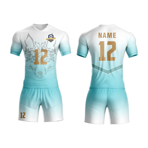 Manchest <span class=keywords><strong>City</strong></span> Hommes Maillot De Football Club America Logo Sublimation Imprimer OEM Service Groupe D'âge Adultes Enfants Polyester Vêtements De Football - Product Image 4