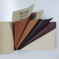 Produit en cuir brun clair de 1,1 à 1,2 mm, tissu en cuir, articles en cuir organosilicone