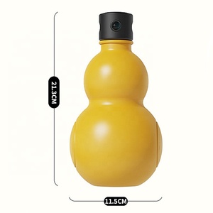 Draagbare Verdikte Tritan Kalebas Waterfles Sport Vaatwasser Veilig Infuser Gecoate Sport Black Myth Cup - Product Image 6