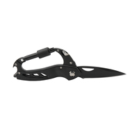 Couteau multifonctionnel 6-en-1 MT-1098 en acier inoxydable pour l'escalade, outil portable de survie en plein air