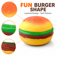 Jouet Squishy Géant Hamburger, Jouet à Presser Doux en Forme de Burger, Grande Taille, Jouet Anti-Stress Nouveauté pour Enfants et Adultes, Vente en Gros
