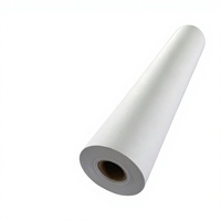 白色涂层双面三层绘图纸卷材 914x50m 880x50m A0 A1 80gsm CAD 数码打印 中国定制型号
