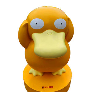 Artículos decorativos de dibujos animados de fibra de vidrio de resina para exteriores personalizados, esculturas de pato <span class=keywords><strong>Kodak</strong></span>, estatuas de Pikachu - Product Image 6