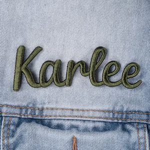 New Design Custom logo Embroidery 3d Puff <strong>Letter</strong> Embroidered <strong>Iron</strong> <strong>on</strong> <strong>Patches</strong> for Clothes Hats - Product Image 3