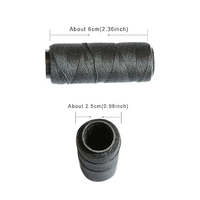 50 pièces de pinces à perruque en métal/caoutchouc/coton en forme de U de 32 mm (noir/marron foncé) pour extensions de cheveux, ensemble d'accessoires à usage commercial