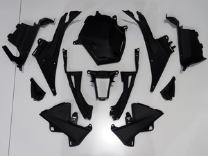 ABS Injection Body Kit Carena per <span class=keywords><strong>Honda</strong></span> CBR600RR <span class=keywords><strong>CBR</strong></span> <span class=keywords><strong>600</strong></span> F5 2013 2014 Nero Lucido - Product Image 5