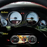 Panel de Pantalla de Velocímetro LCD Completo, Actualización del Grupo de Instrumentos LINUX, Accesorios para Automóviles para Jeep Wrangler 3 JK 2011-2017