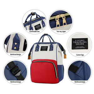 Personalizzato più nuovo passeggino scuola madre pannolino borsa mamma mamma mamma e bambino borsa per pannolini <span class=keywords><strong>da</strong></span> viaggio <span class=keywords><strong>zaino</strong></span> per ragazza - Product Image 4
