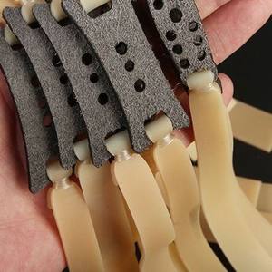 Banda elástica de caucho para tirachinas de Yiwu, 2.0 mm de grosor, plana, duradera, de alta elasticidad para uso en exteriores - Product Image 2