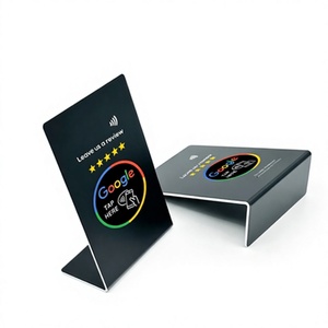 Etiqueta Mini RFID NFC <span class=keywords><strong>de</strong></span> PVC en Forma <span class=keywords><strong>de</strong></span> L al por Mayor, Soporte <span class=keywords><strong>de</strong></span> Exhibición para Pagos en Hoteles, Letrero <span class=keywords><strong>de</strong></span> Mostrador para Promoción Comercial - Product Image 4