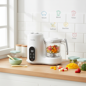 Robot de cuisine multifonction 5-en-1 pour bébé 2026 – <span class=keywords><strong>Mixeur</strong></span>, blender et préparateur de repas pour bébé – Vente en gros usine - Product Image 1