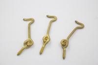 Crochet de sécurité et loquet de porte en acier zingué avec crochets de fenêtre métriques/pouces et vis